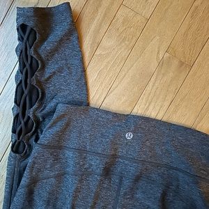 lululemon gray leggings, Size 8